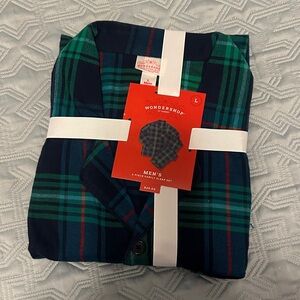 Wondershop Men's Green and Blue Plaid Sleepwear